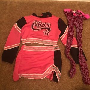 Pink cheer costume